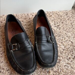 Salvatore ferragamo Men's Black Leather Loafers
